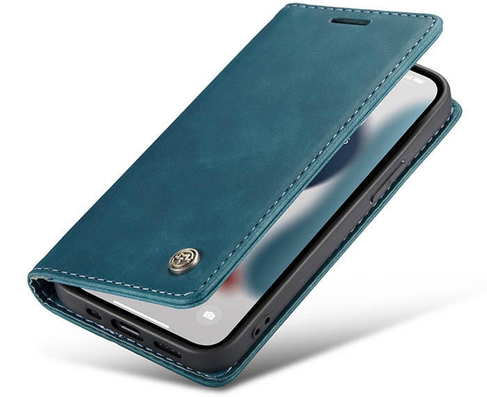 CaseMe iPhone 13 Wallet Kickstand Magnetic Flip Leather Case