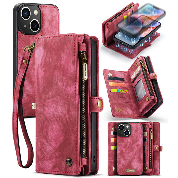 CaseMe iPhone 13 Mini Wallet Case with Wrist Strap