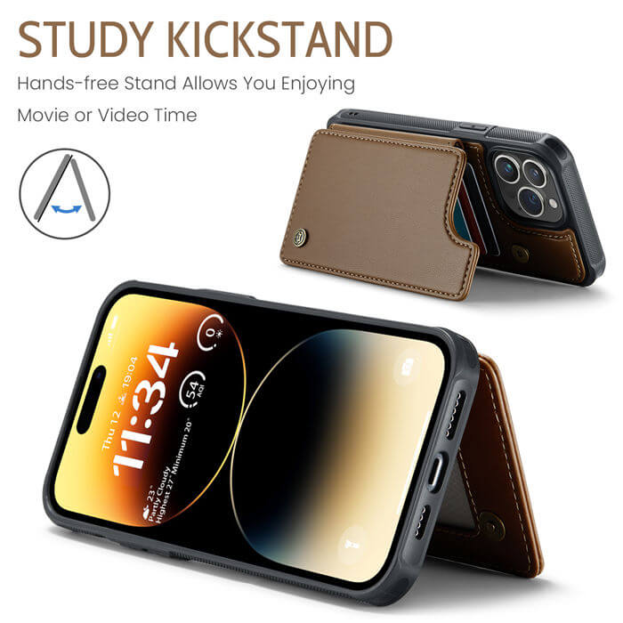 CaseMe iPhone 14 Pro Max RFID Blocking Card Holder Case