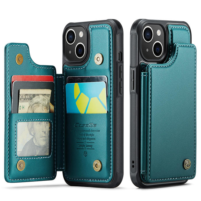 CaseMe iPhone 15 RFID Blocking Card Holder Case
