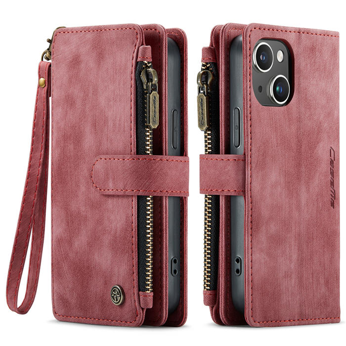 CaseMe iPhone 15 Wallet Case with Wrist Strap
