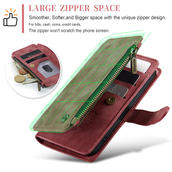 CaseMe iPhone 15 Wallet Case with Wrist Strap