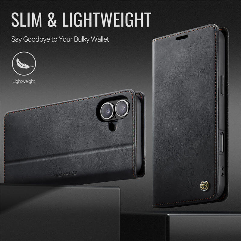 CaseMe iPhone 16 Magnetic Wallet Case with RFID Protection