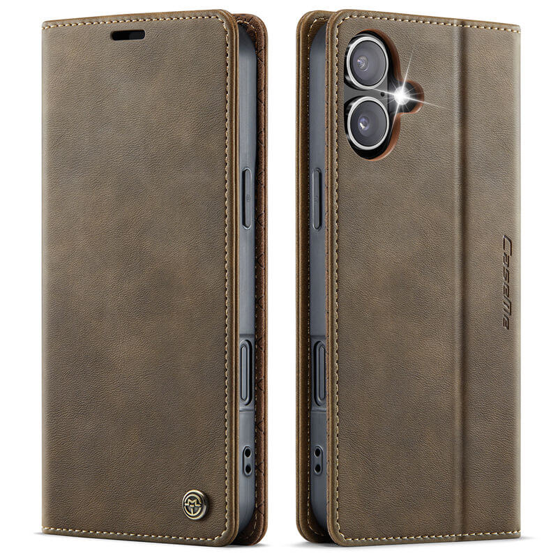 CaseMe iPhone 16 Plus Magnetic Wallet Case with RFID Protection