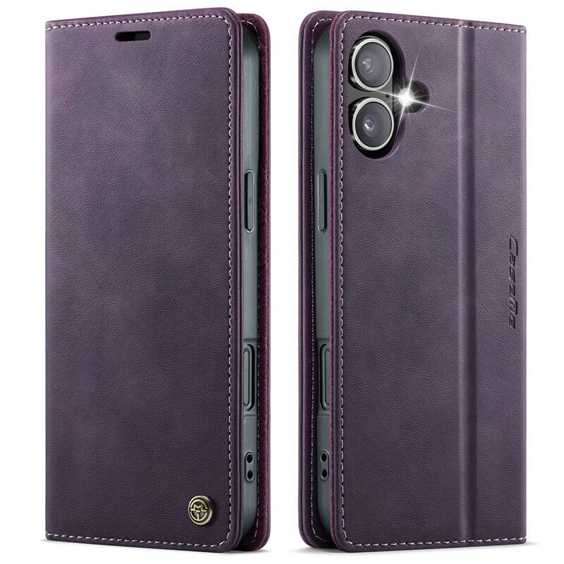 CaseMe iPhone 16 Plus Magnetic Wallet Case with RFID Protection