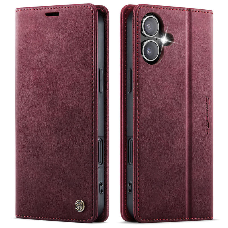 CaseMe iPhone 16 Plus Magnetic Wallet Case with RFID Protection