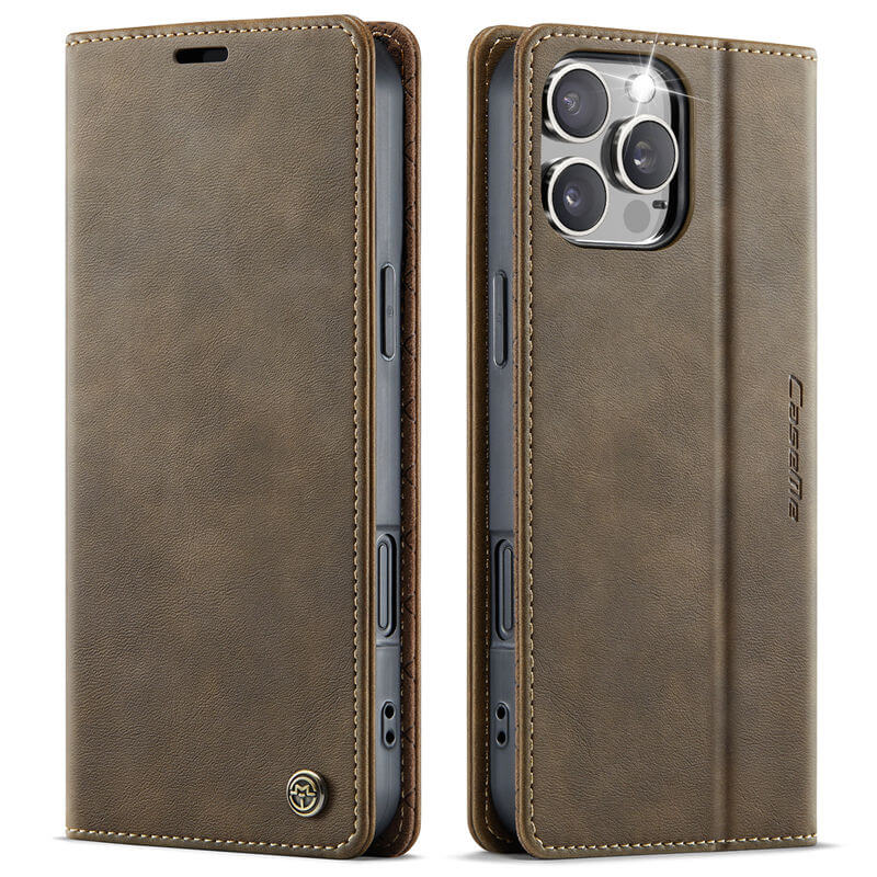CaseMe iPhone 16 Pro Max Magnetic Wallet Case with RFID Protection