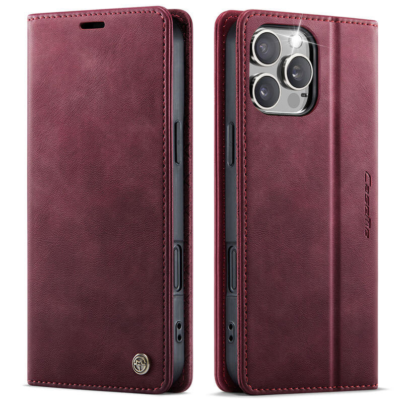 CaseMe iPhone 16 Pro Magnetic Wallet Case with RFID Protection