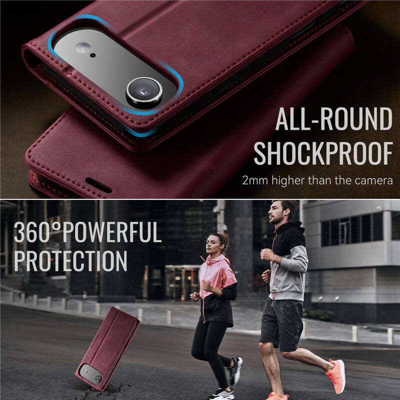 CaseMe iPhone Air Magnetic Wallet Case with RFID Blocking