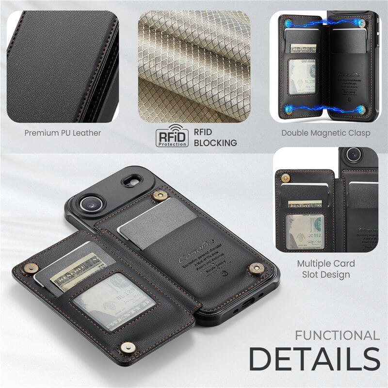 CaseMe iPhone Air RFID Blocking Card Holder Case