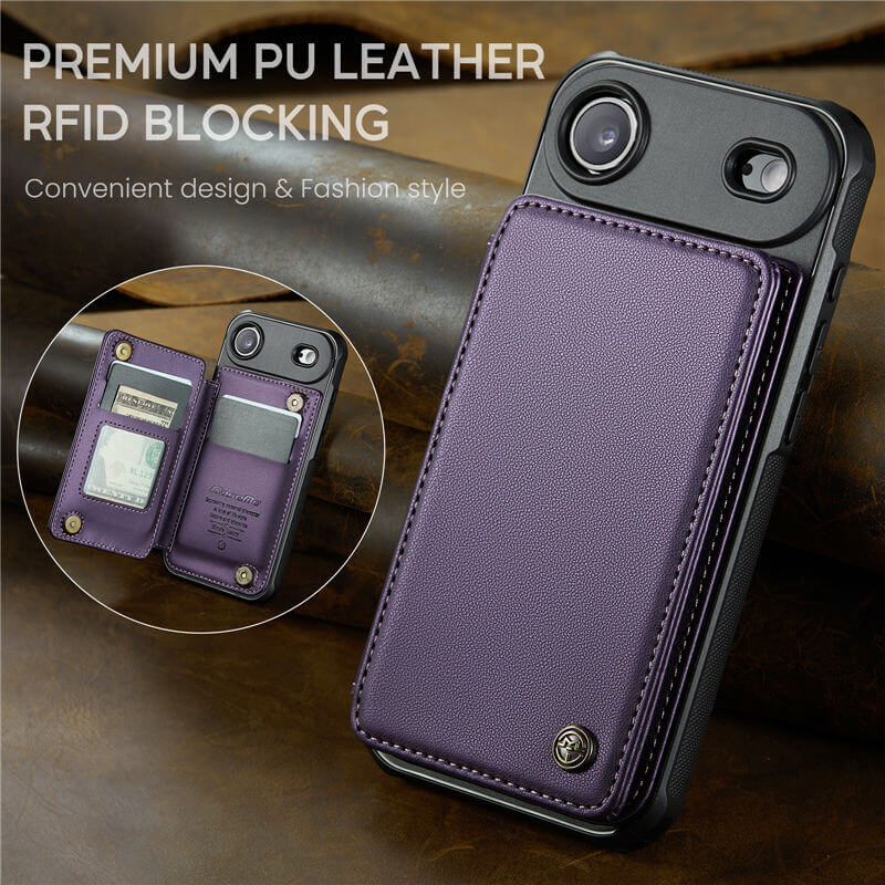 CaseMe iPhone Air RFID Blocking Card Holder Case