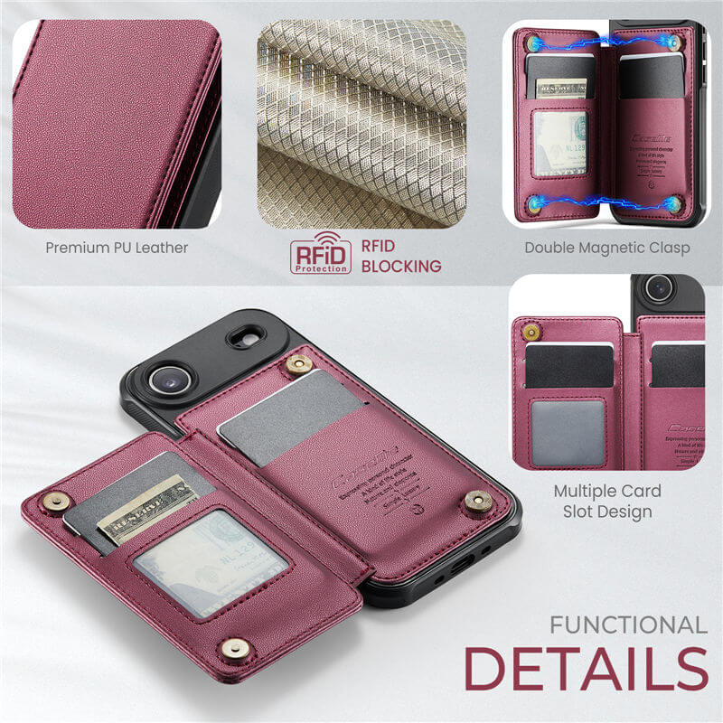 CaseMe iPhone Air RFID Blocking Card Holder Case