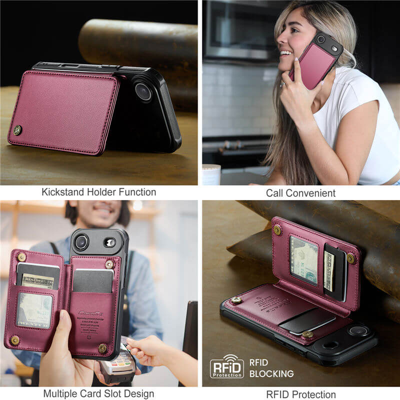 CaseMe iPhone Air RFID Blocking Card Holder Case