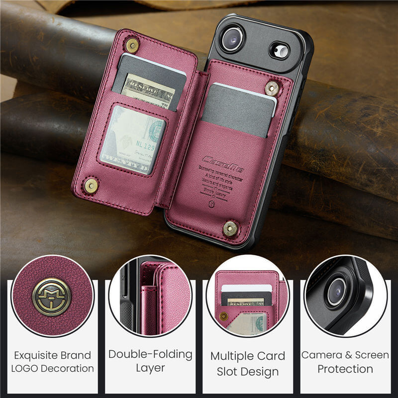 CaseMe iPhone Air RFID Blocking Card Holder Case