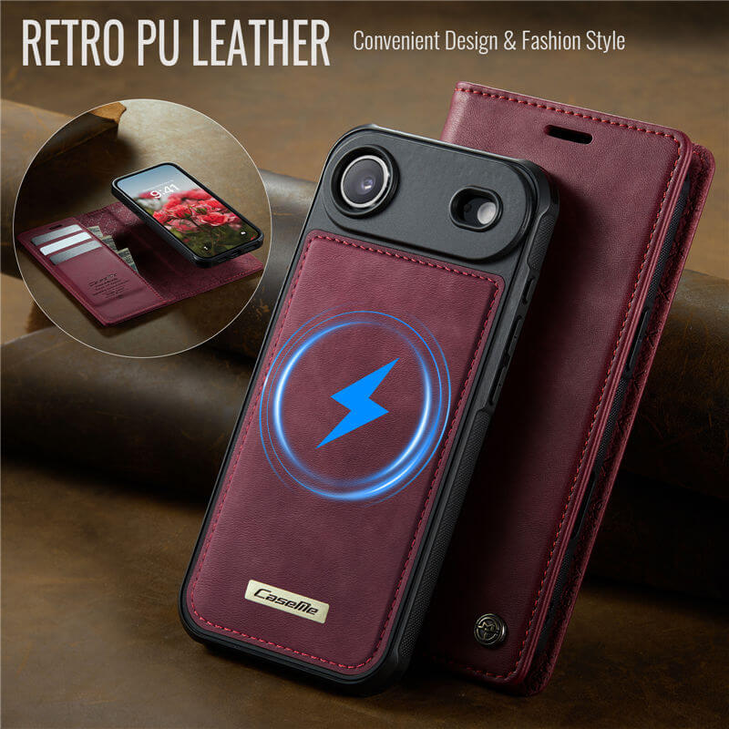 CaseMe iPhone Air 2-in-1 Magnetic Wallet Case