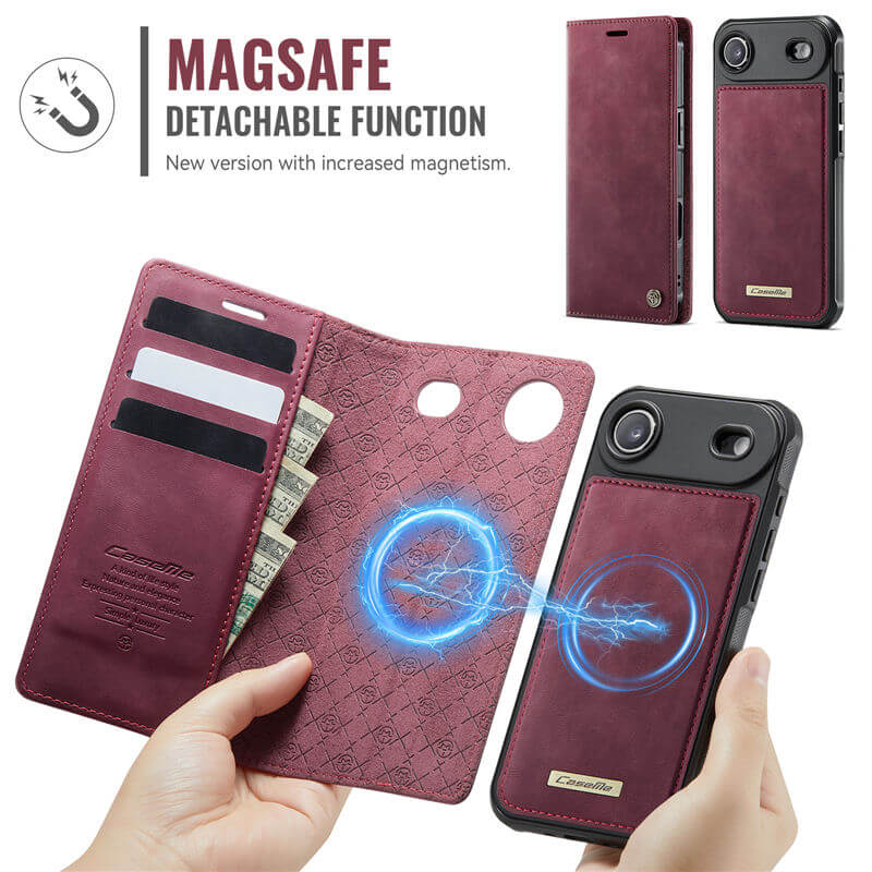 CaseMe iPhone Air 2-in-1 Magnetic Wallet Case