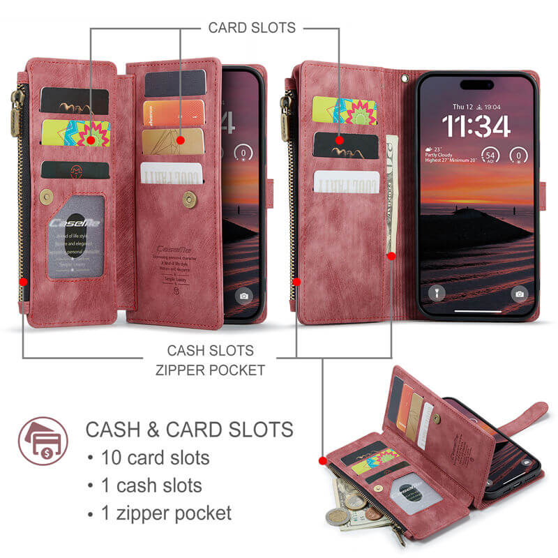 CaseMe iPhone 17 Pro Max Wallet Case