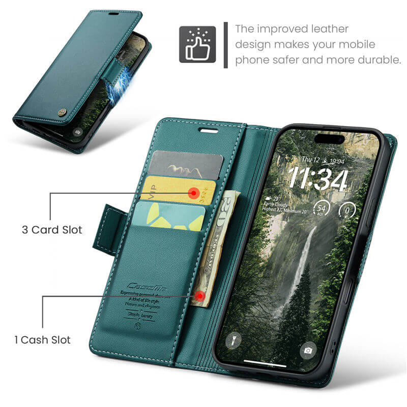 CaseMe iPhone 17 Pro Wallet Case