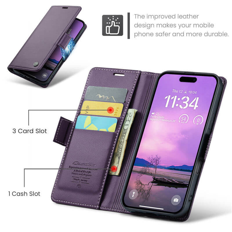 CaseMe iPhone 17 Pro Max Wallet Case
