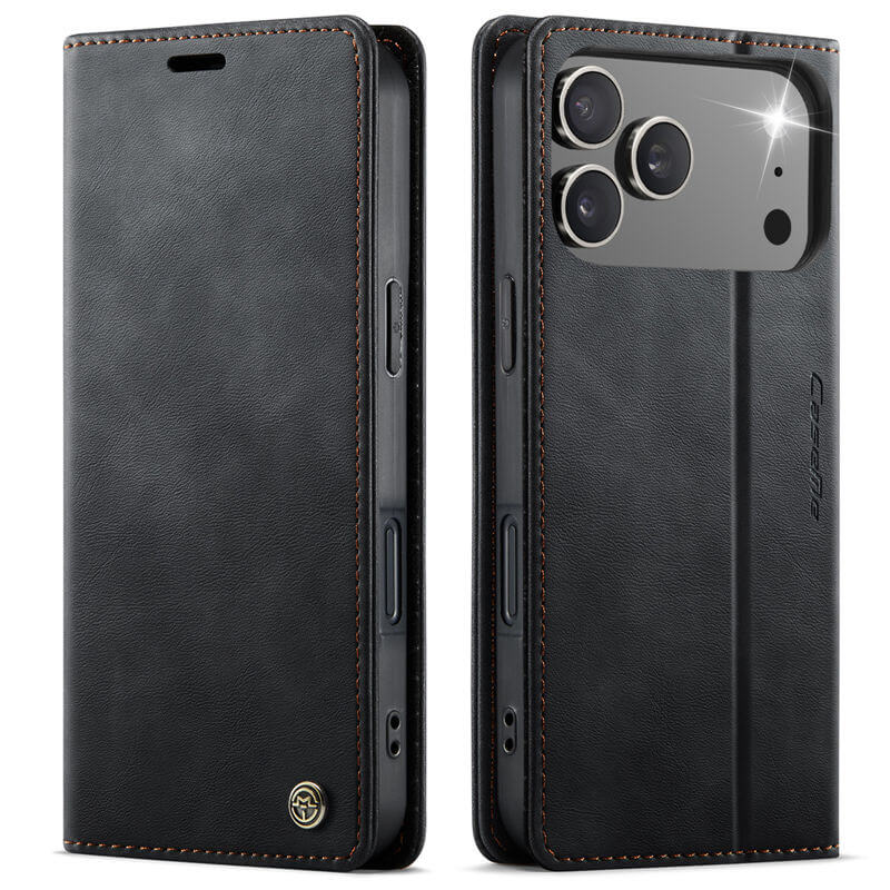 CaseMe iPhone 17 Pro Max Magnetic Wallet Case with RFID Blocking