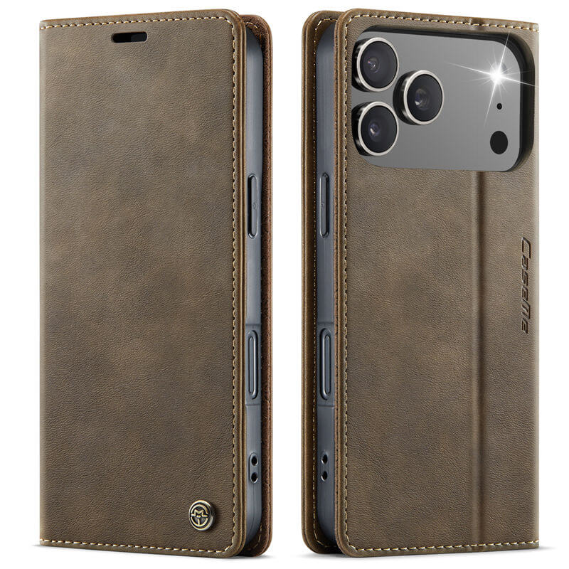 CaseMe iPhone 17 Pro Max Magnetic Wallet Case with RFID Blocking