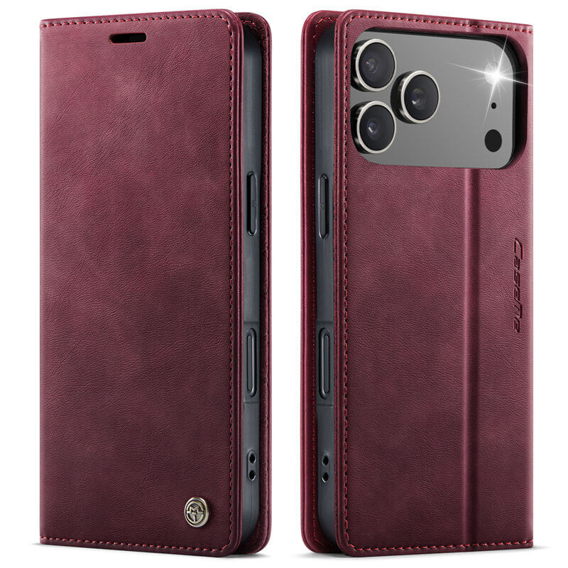 CaseMe iPhone 17 Pro Magnetic Wallet Case with RFID Blocking