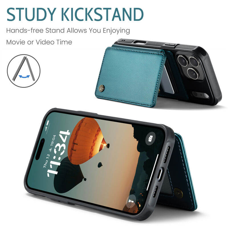 CaseMe iPhone 17 Pro Max RFID Blocking Card Holder Case