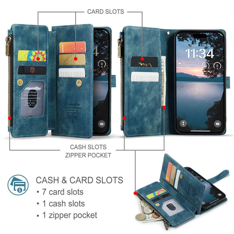 CaseMe iPhone 17 Pro Wallet Case