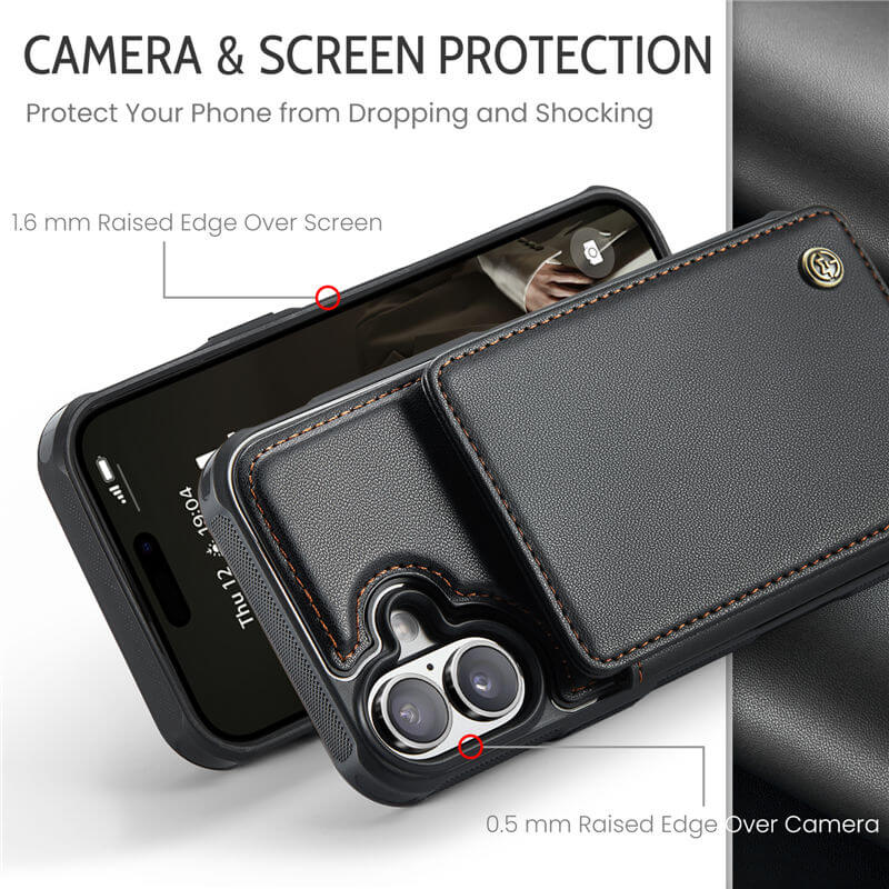 CaseMe iPhone 17 RFID Blocking Card Holder Case