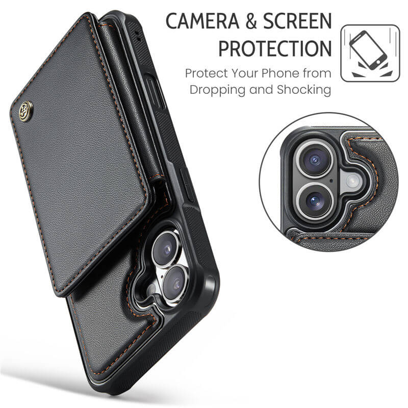 CaseMe iPhone 17 RFID Blocking Card Holder Case