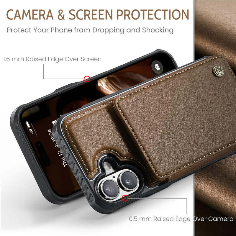 CaseMe iPhone 17 RFID Blocking Card Holder Case