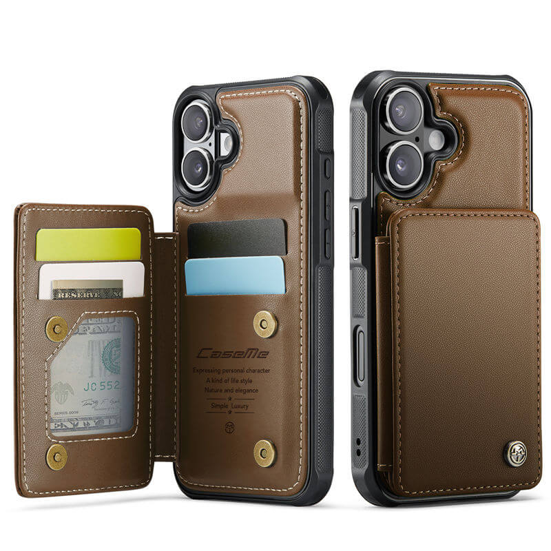 CaseMe iPhone 17 RFID Blocking Card Holder Case