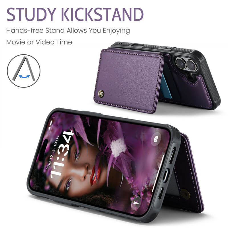 CaseMe iPhone 17 RFID Blocking Card Holder Case