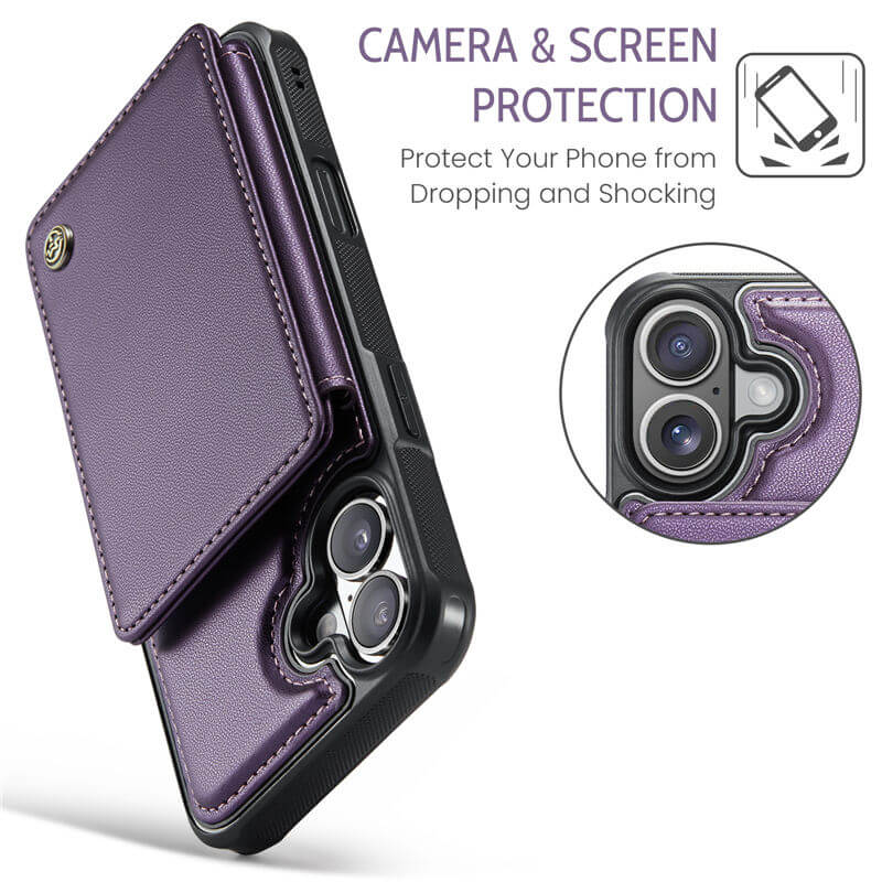 CaseMe iPhone 17 RFID Blocking Card Holder Case