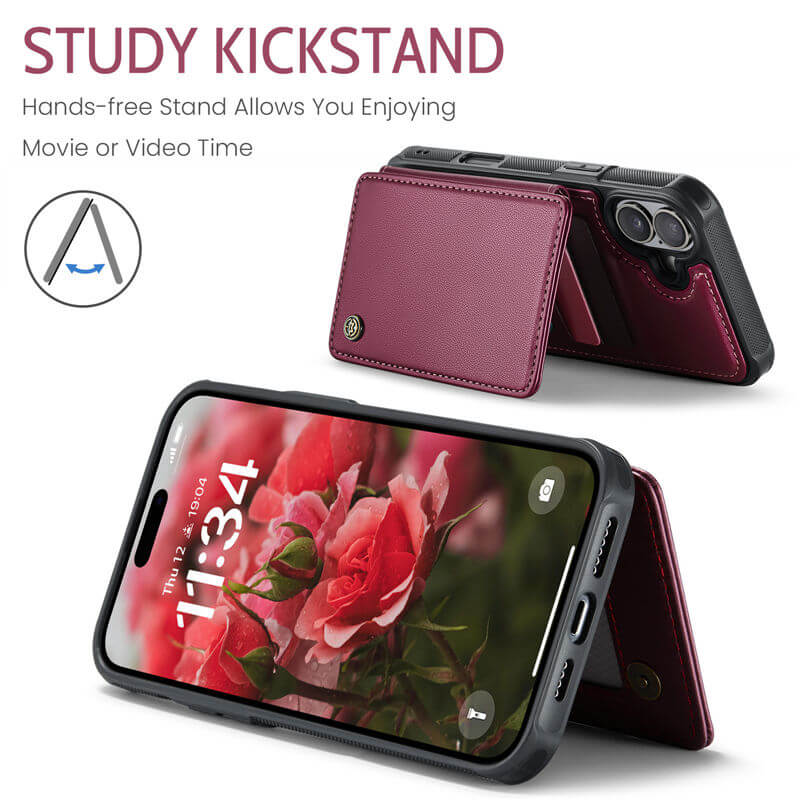 CaseMe iPhone 17 RFID Blocking Card Holder Case