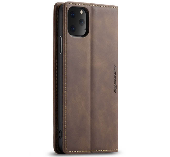 CaseMe iPhone 11 Pro Wallet Kickstand Magnetic Flip Leather Case