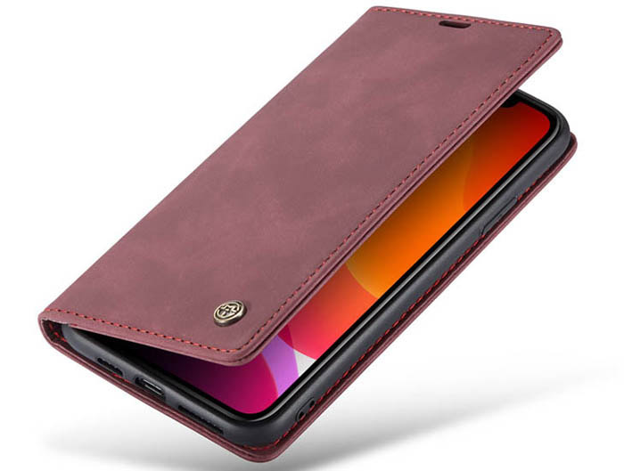 CaseMe iPhone 11 Pro Wallet Kickstand Magnetic Flip Leather Case