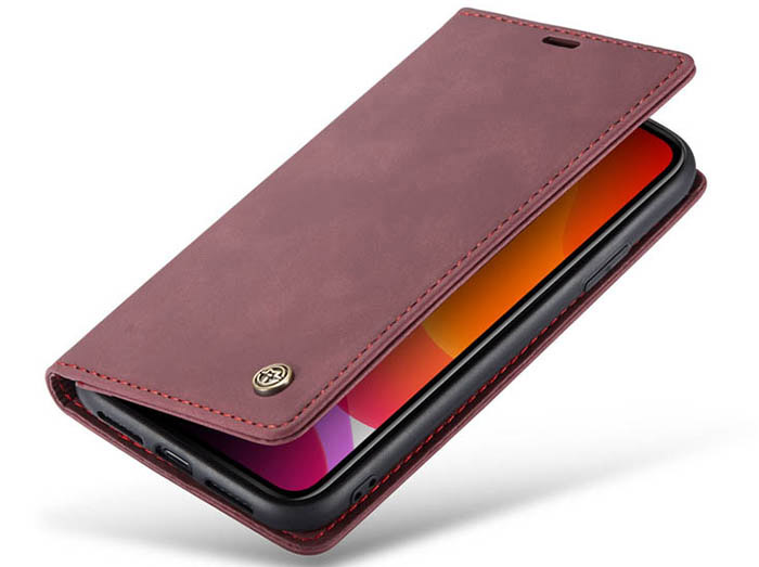 CaseMe iPhone 11 Wallet Kickstand Magnetic Flip Leather Case