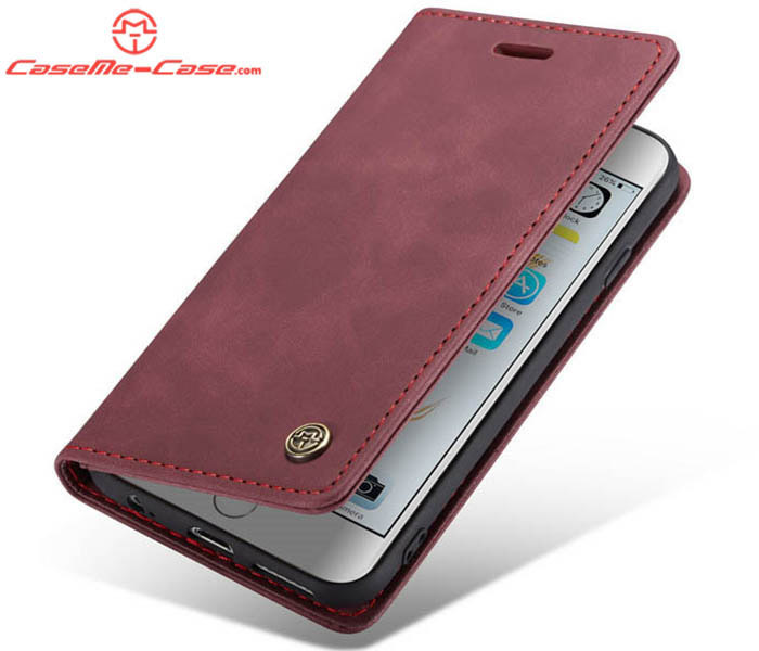 CaseMe iPhone 6/6s Retro Wallet Kickstand Magnetic Flip Leather Case