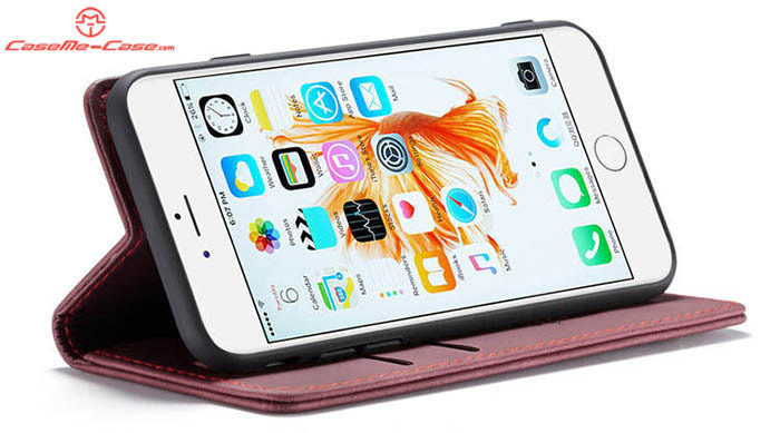 CaseMe iPhone 6/6s Retro Wallet Kickstand Magnetic Flip Leather Case