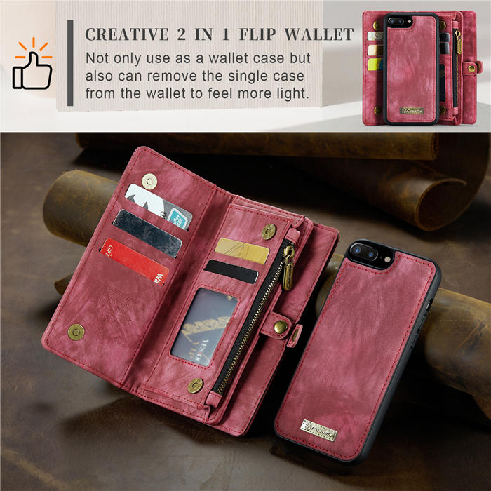 CaseMe iPhone 7 Plus Wallet Case with Wrist Strap