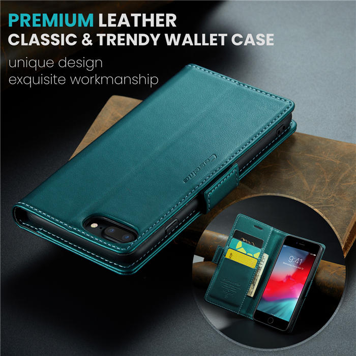 CaseMe iPhone 7 Plus/8 Plus Wallet RFID Blocking Magnetic Buckle Case