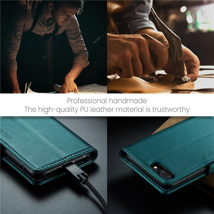 CaseMe iPhone 7 Plus/8 Plus Wallet RFID Blocking Magnetic Buckle Case