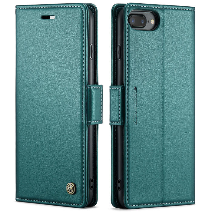 CaseMe iPhone 7 Plus/8 Plus Wallet RFID Blocking Magnetic Buckle Case