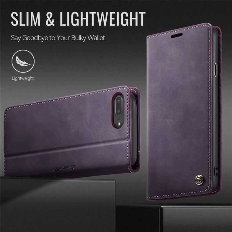 CaseMe iPhone 7 Plus/8 Plus Magnetic Wallet Case with RFID Blocking