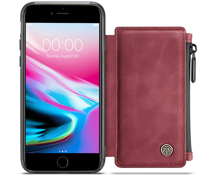 CaseMe iPhone 7 Zipper Pocket Card Slots Case