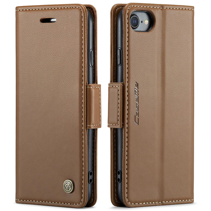 CaseMe iPhone 7/8/SE 2020/SE 2022 Wallet RFID Blocking Magnetic Buckle Case