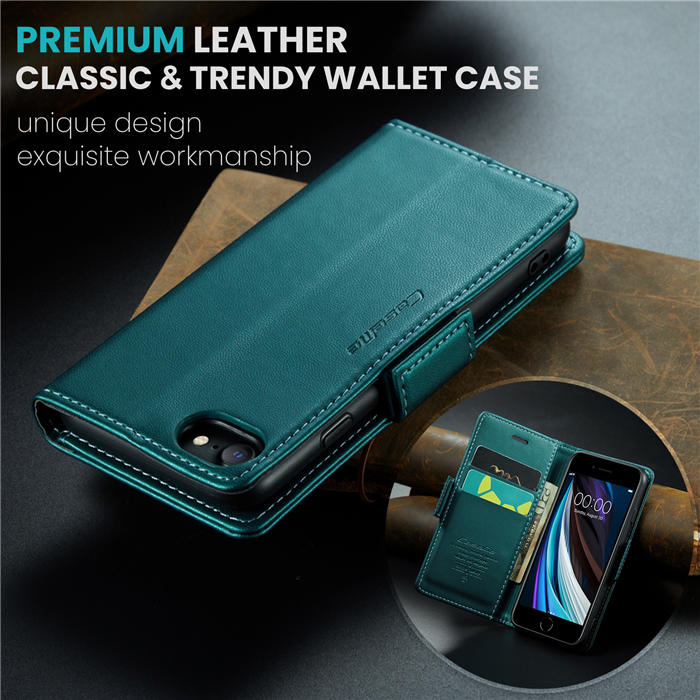 CaseMe iPhone 7/8/SE 2020/SE 2022 Wallet RFID Blocking Magnetic Buckle Case