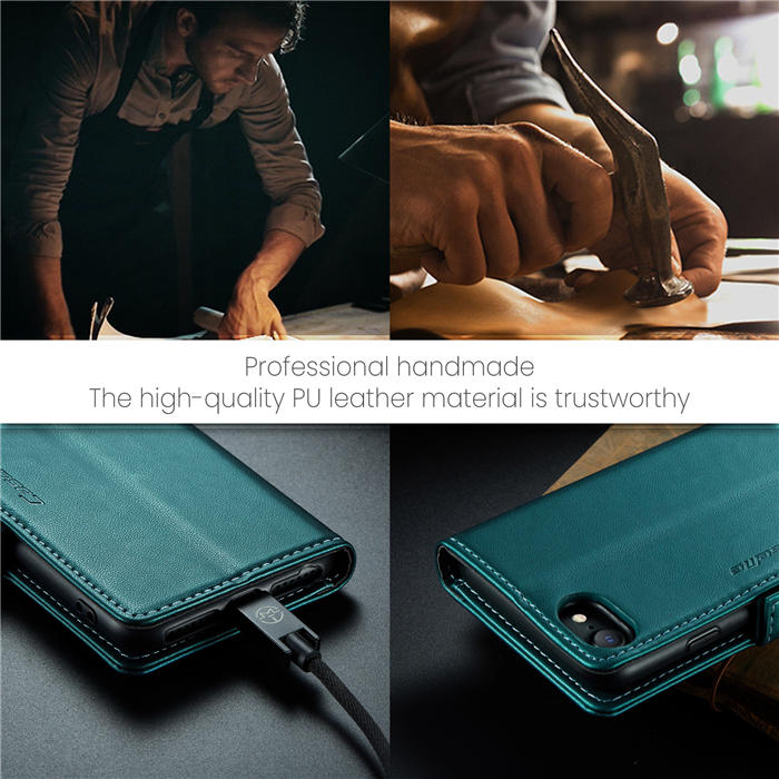CaseMe iPhone 7/8/SE 2020/SE 2022 Wallet RFID Blocking Magnetic Buckle Case