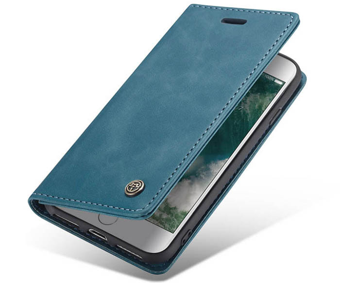 CaseMe iPhone 7/8 Retro Wallet Kickstand Magnetic Flip Leather Case